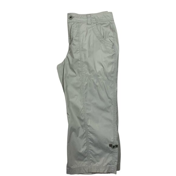 COLUMBIA Woman’s Cargo Capri cropped Pants beige  sz 6 - Picture 10 of 14